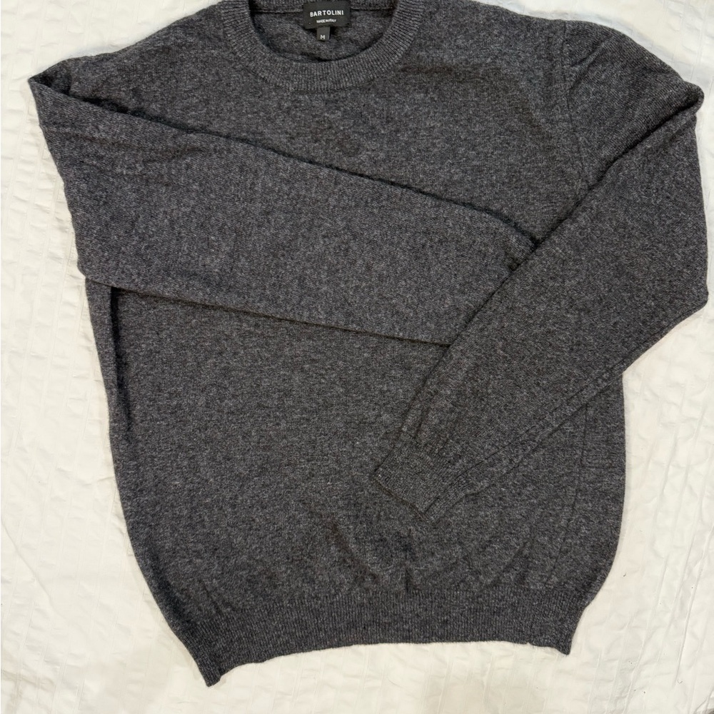 Men's Dark Gray Crewneck Sweater
